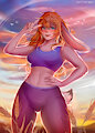 Bunny at sunset. by Artansy