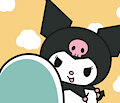 Kuromi's Blob Paw Squish (Onegai My Melody) by YarnFeathers