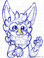 26.04.28 - Cannella Waving to You [Doodle] by Coelhoposa