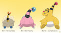 Mareep Family Buttdex Entry by pichu90