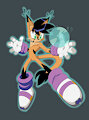 Isaac Circuit Prower the Holo-Fox - Sonic OC by MasterMochiKun