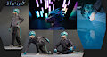 Scalie hybrid suit (self-made) by SeaTeal