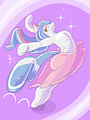 dainty rubber ballet pony with lil tippy tappy feets by Mewscaper