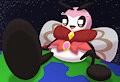 Boumbee standing in top of earth!