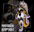 [ADOPTABLE] / Kitsune Prime Protogen by Serandres