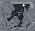 Li Moon&Tails WIP by FoxiumArt