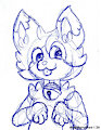 26.08.05 - Mocha Showing Your Tongue to You [Doodle]