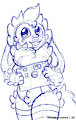 26.08.09 - Romeo with his Old Laptop [Doodle] by Coelhoposa