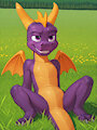 Null Spyro Teasing - Front by mattyboi1998