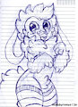 26.08.20 - Romeo being Cute with Socks [Doodle] by Coelhoposa