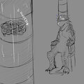Cerebroraptor Brain Extraction Sketch by BrainyEverest