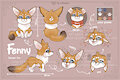 Fenny Character Design/Sheet Commission by littlealzi