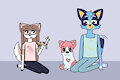 deserie and bluey