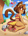 Kit on the Beach 1/2 by TheOtherHalf