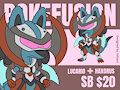 LUCARIO x HAXORUS FUTURISTIC (OPEN AUCTION) by riorioluu