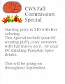 Fall Commission Special