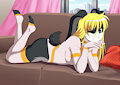 Ruby lounging by Folk-Dude-Philip by UnusualUnity