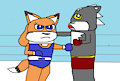 Foxy Renka Punches Bruce In The Gut