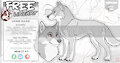 F2U Canine Lineart Set by NorthernRed