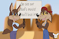 Coyote Twins - Go See Our Dad's Movie! by KendraEevee