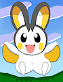 Incoming - Big Emolga! by YarnFeathers
