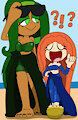 The Witch and the Student at the Beach Set