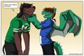 Beard Scritches by Crocdragon