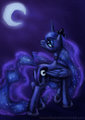 Left-handed Sketch: Luna