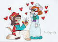 Tony proposes to Bridget by KatarinaTheCat18