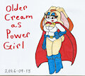 Older Cream as Power Girl by KatarinaTheCat18