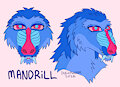 mandrill fursuit concept by dugupworm