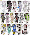 |ADOPT PACK| 14/16 (OPEN) by DENUSKA08