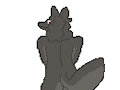 Wolf pixelart animation by Krankenhaus