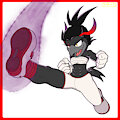 Kiara kick by TheVgBear