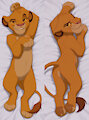 Simba Dakimakura by mattyboi1998