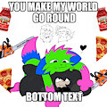 Top me with your pizza! by optimisticTrashbag