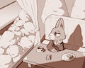 Coffee shop by moodytail