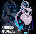 [ADOPTABLE] / Chubby Tech Goddess Protogen by Serandres