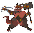 Kobold Artificer by Ravrous