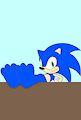Sonic's feet on the table by TheFurryTree