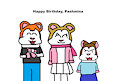 Flame and Penelope Celebrate Pashmina's Birthday