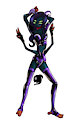 Nonbinary Latex Seraph by Drawinit4u