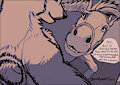 The donkey's out 3/4 by WolfyWetFurr