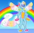 slight redesign of first fursona by sparklefuck