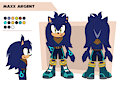 Character Reference - Maxx Argent by HedgieLombax147