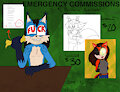 Emergency Commissions for Brake Replacement by CrazyFlufferHusky