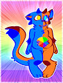 slight redesign of first proper furry i ever drew by sparklefuck