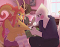 Morning with the girls by SeaDewGin
