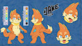 [Commissioned] Jake Asred Reference Sheet (SFW) by PastelPaints