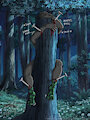 Tree Hugger (socks) by Tsukuyomibloom